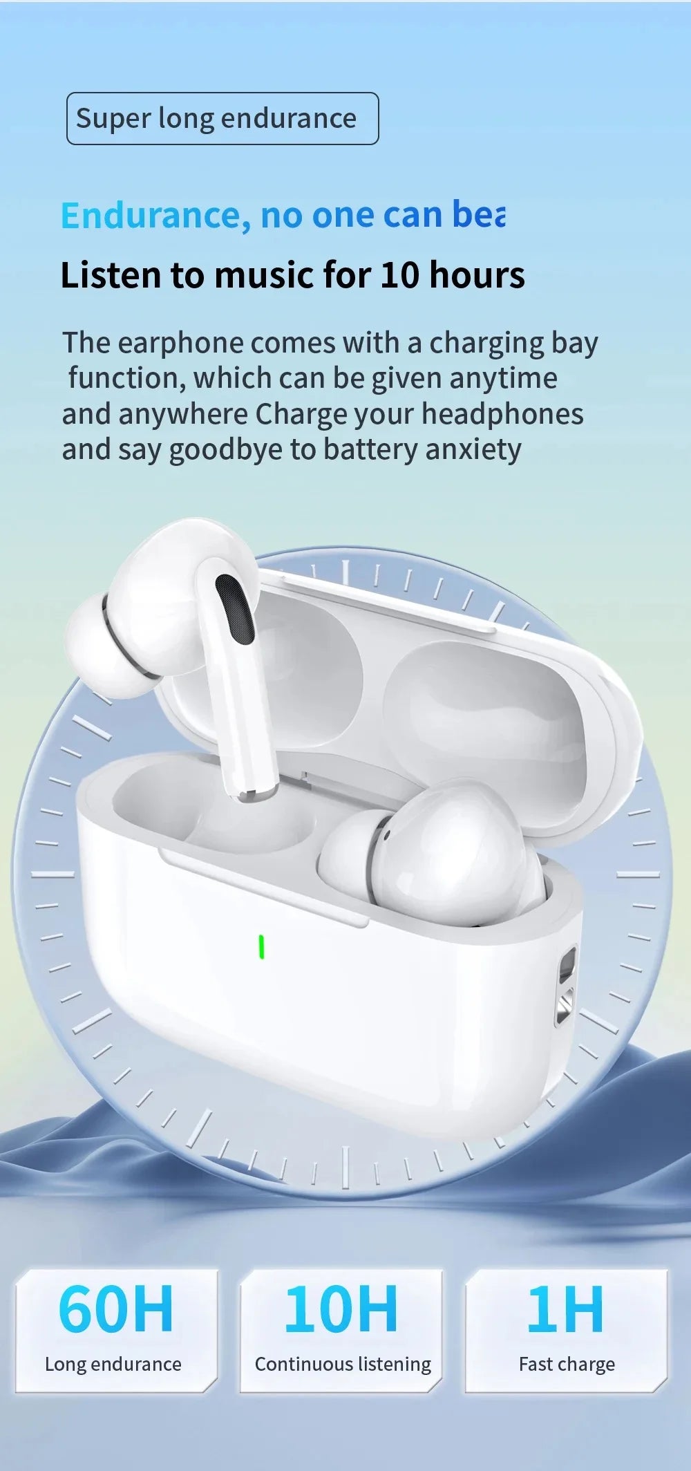 Air Pro Bluetooth for iPhone Apple - Android phone