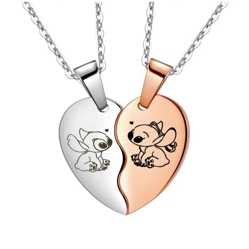Lilo and Stitch Stainless Steels Pendant Necklace