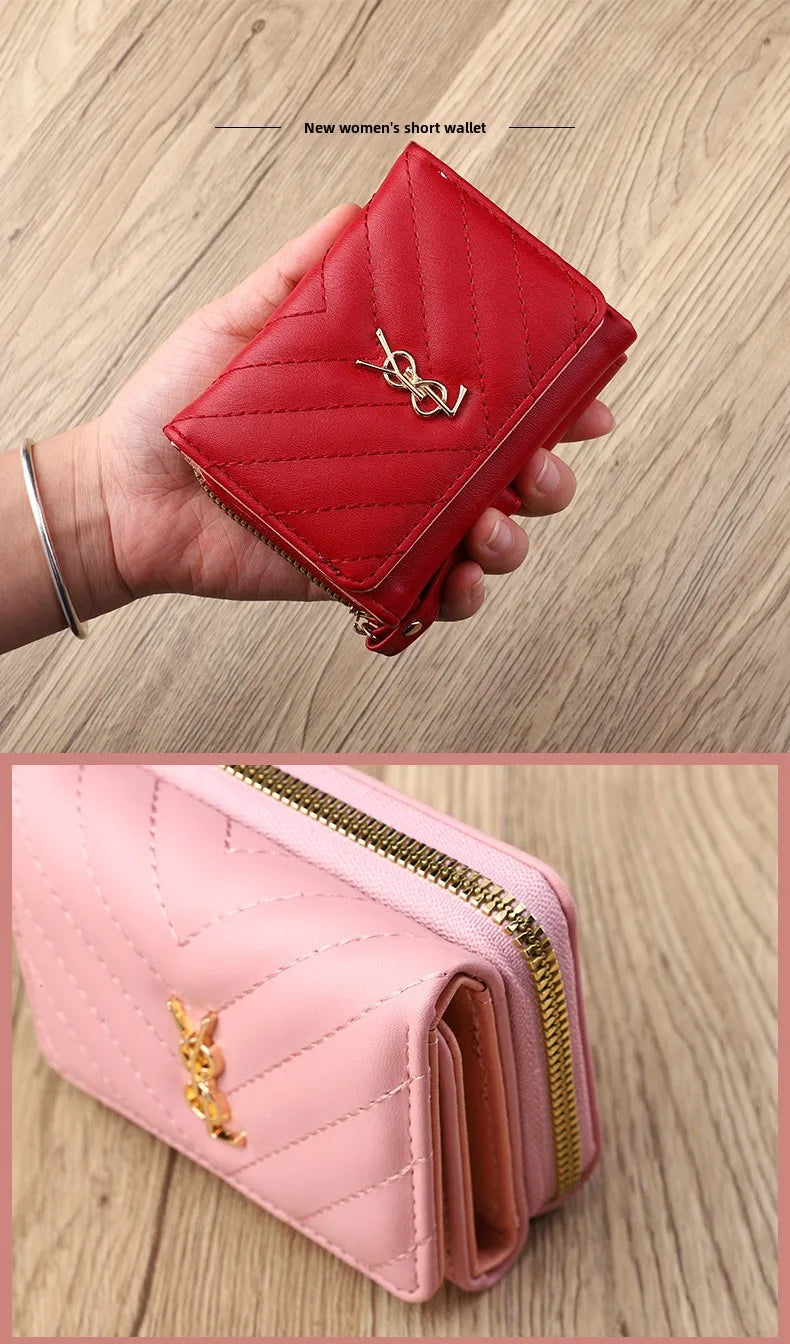 Women's wallet, fashionable and simple multi slot