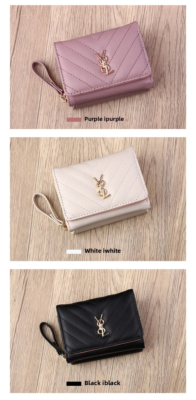 Women's wallet, fashionable and simple multi slot