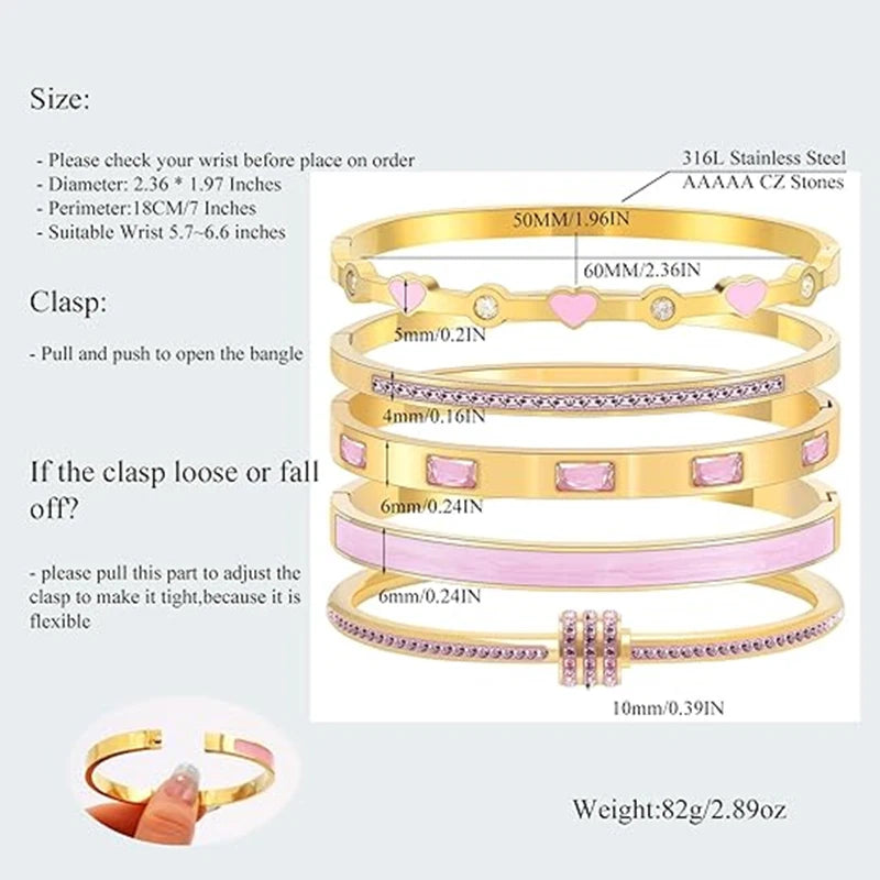18K Gold Plated Stainless Steel Bracelet