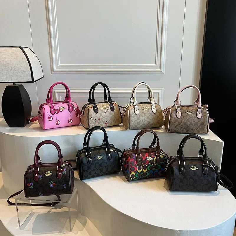 Women's Mini Boston Bucket Bag