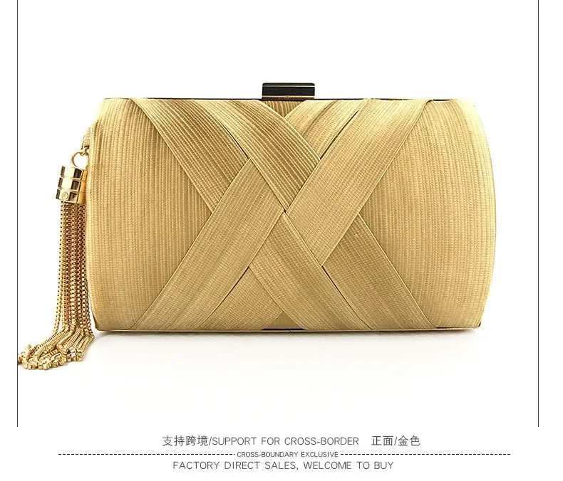 Fashion Women Bags Tassel Ladies Clutch Purse