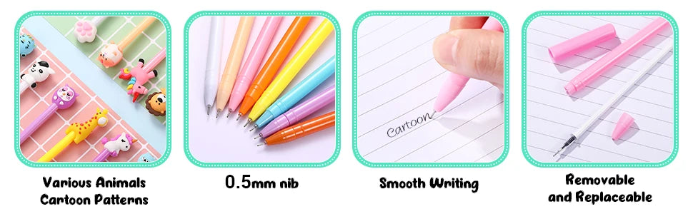 Assorted Cool Pens Mixed Gel Ink Pens
