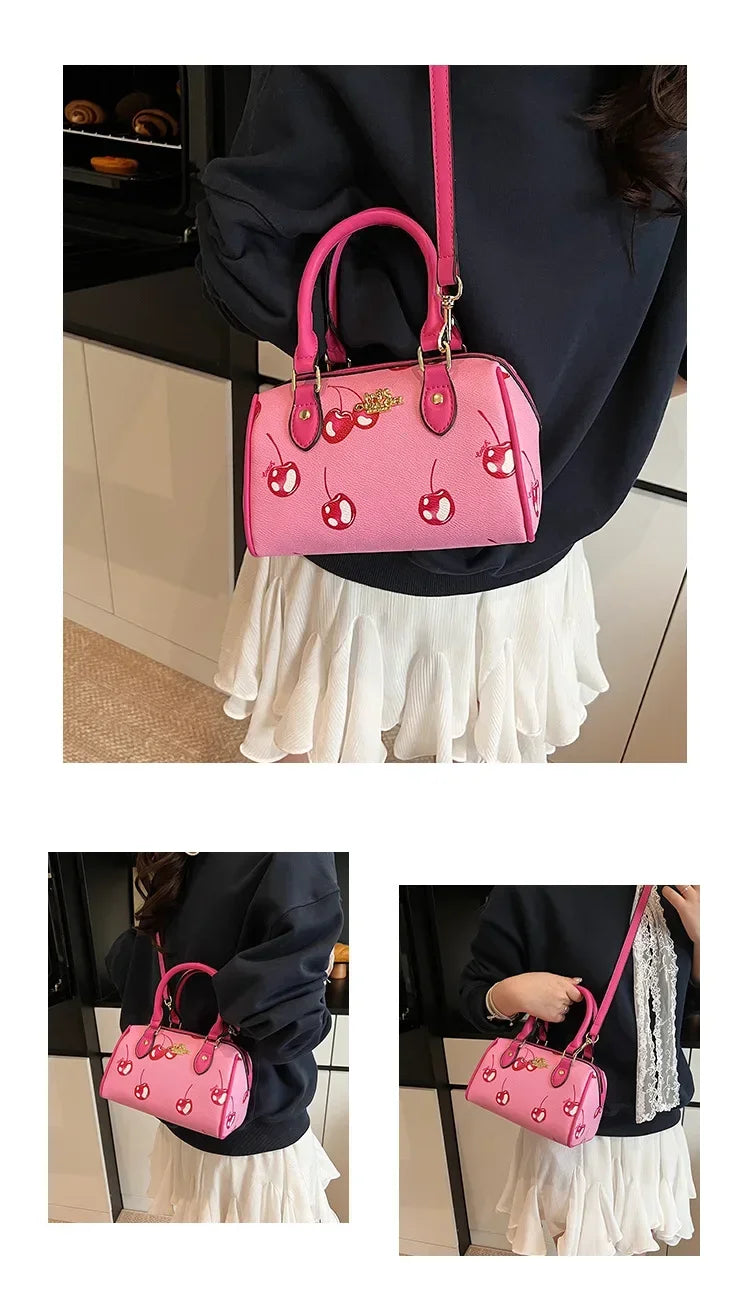 Women's Mini Boston Bucket Bag