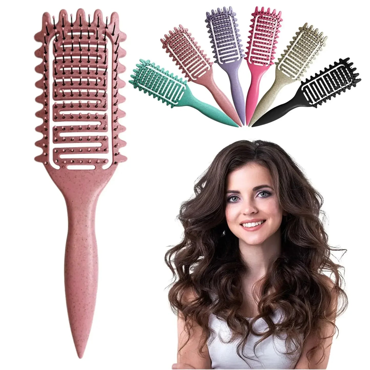 Curly Hair Brush Curl Define Styling