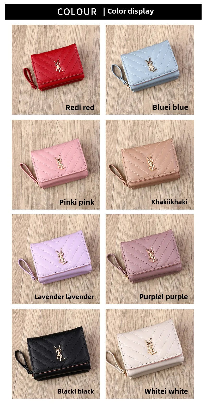 Women's wallet, fashionable and simple multi slot