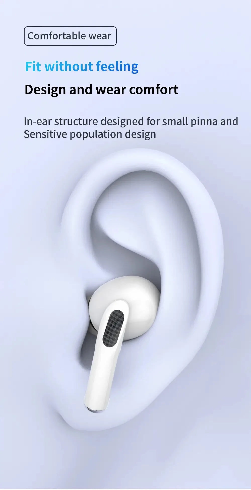 Air Pro Bluetooth for iPhone Apple - Android phone