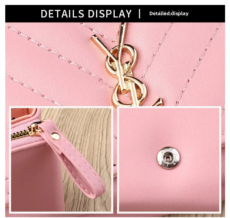 Women's wallet, fashionable and simple multi slot