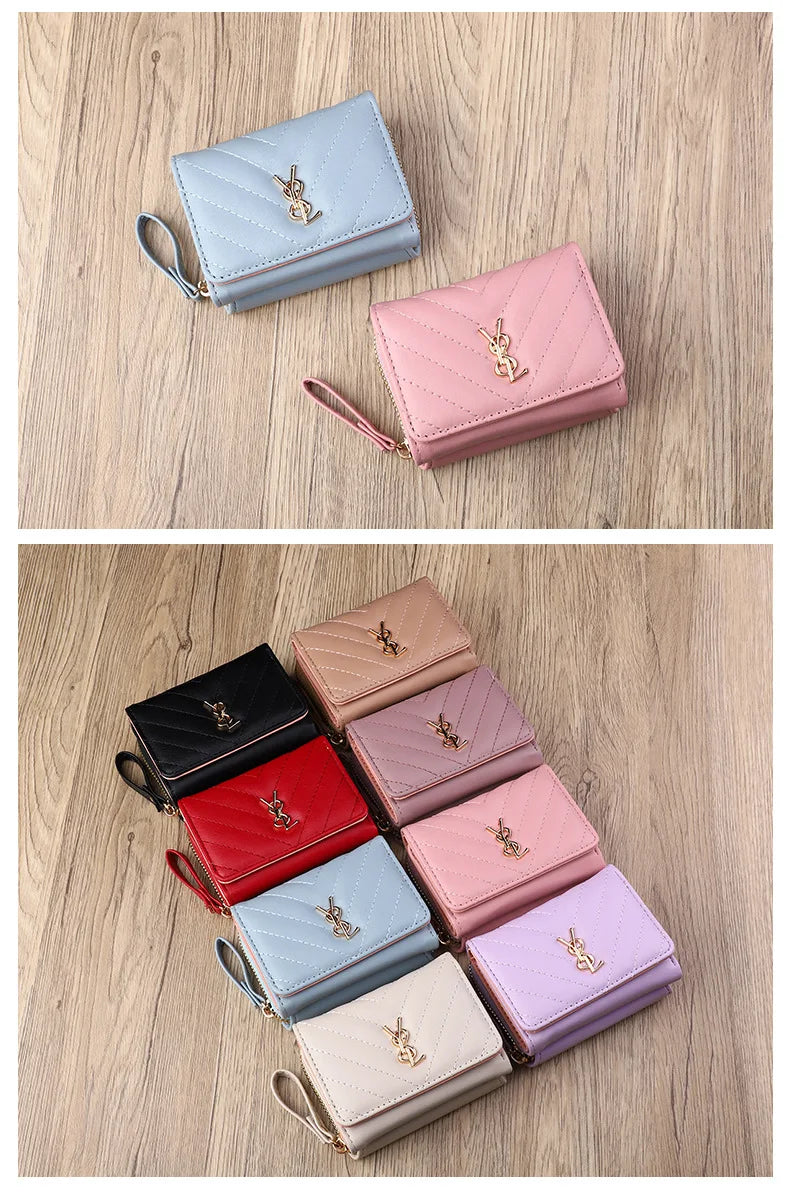 Women's wallet, fashionable and simple multi slot