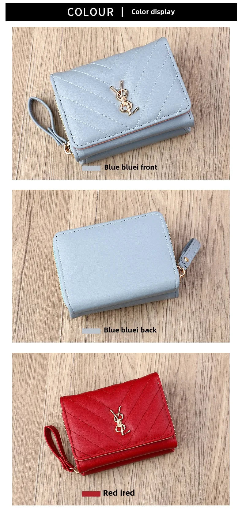 Women's wallet, fashionable and simple multi slot