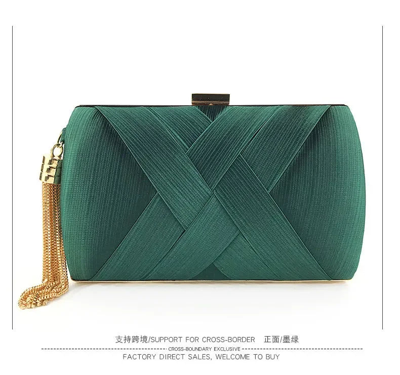 Fashion Women Bags Tassel Ladies Clutch Purse