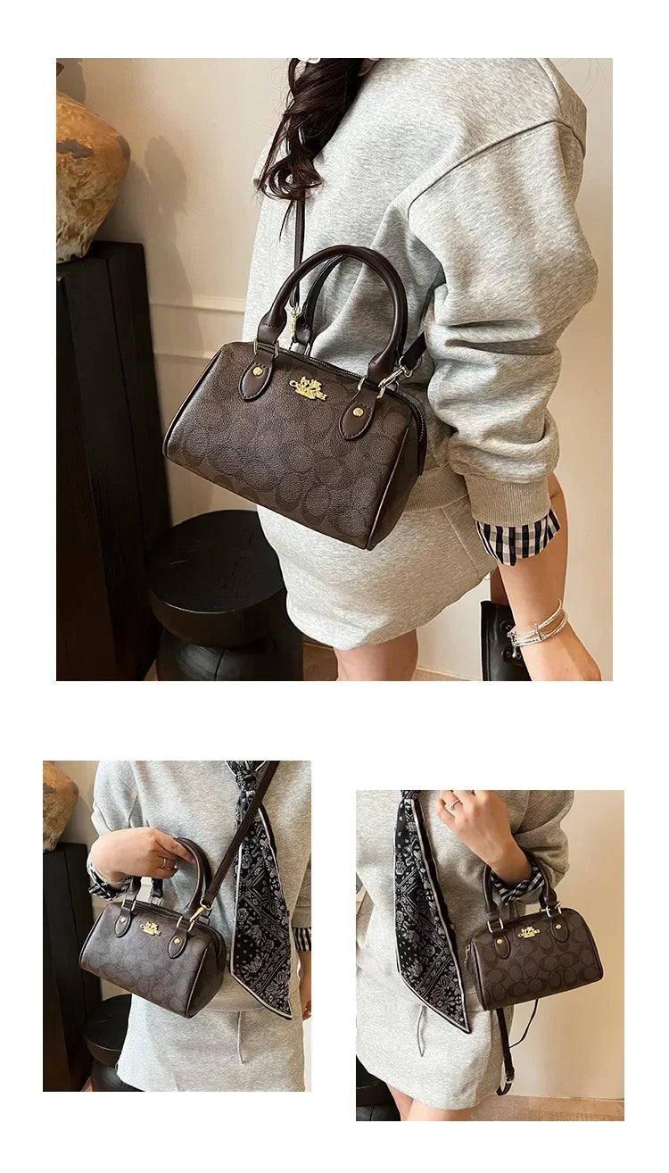 Women's Mini Boston Bucket Bag