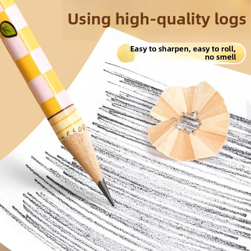 Kawaii Cartoon Capybara Pencil Pen with Rubber