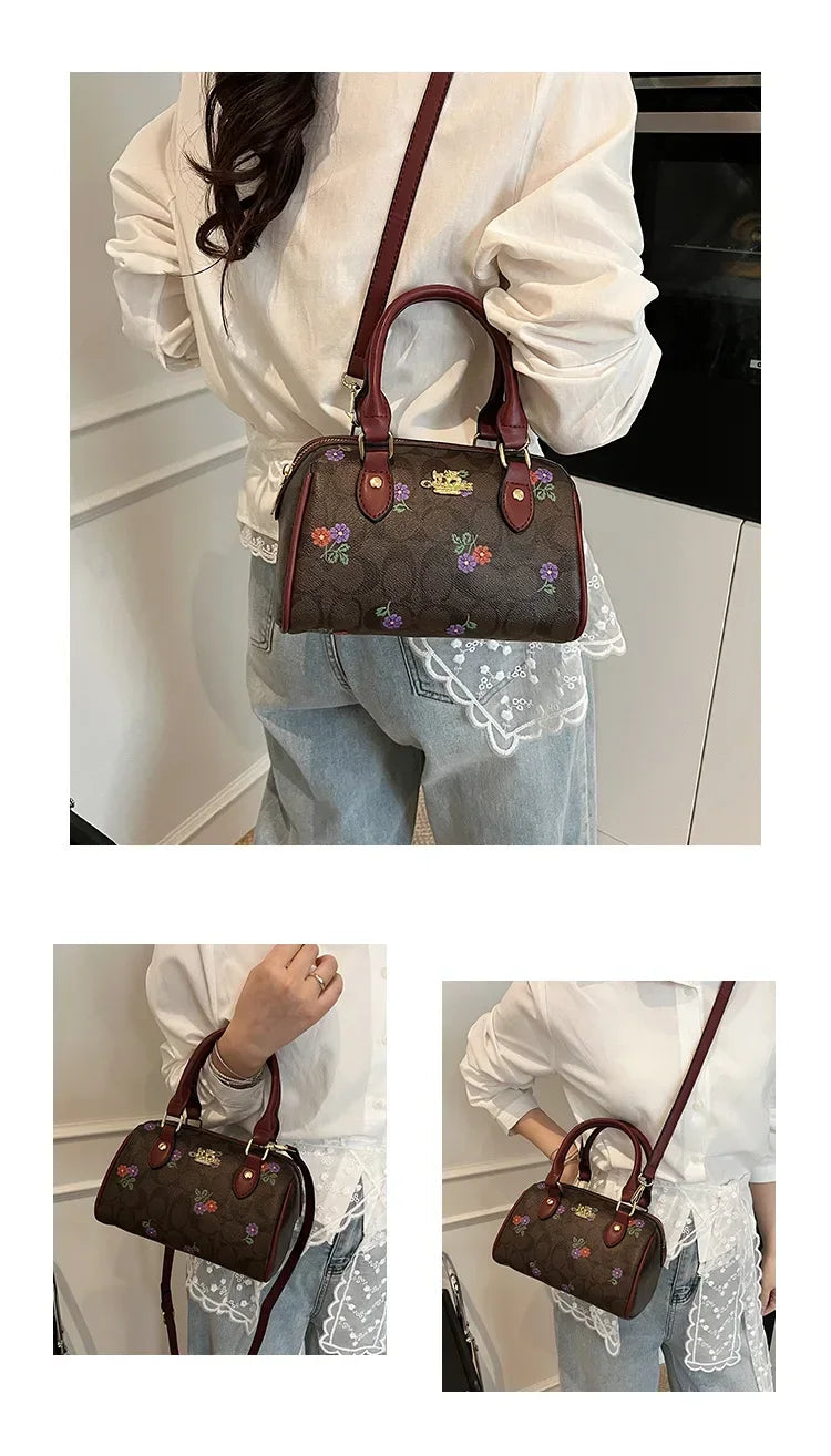 Women's Mini Boston Bucket Bag