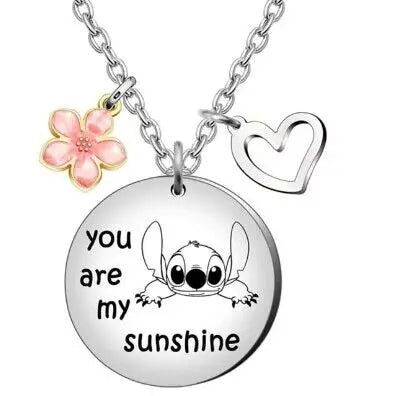 Lilo and Stitch Stainless Steels Pendant Necklace