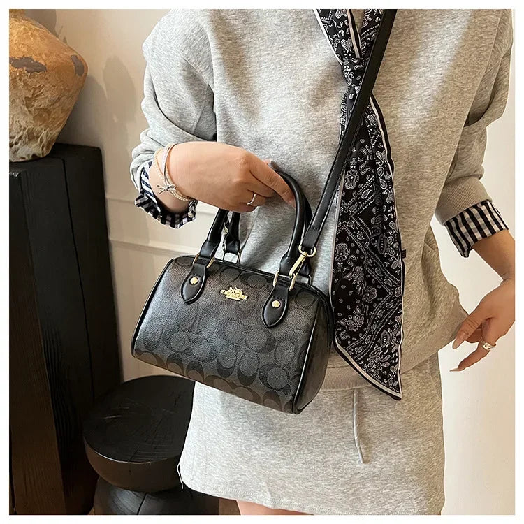 Women's Mini Boston Bucket Bag