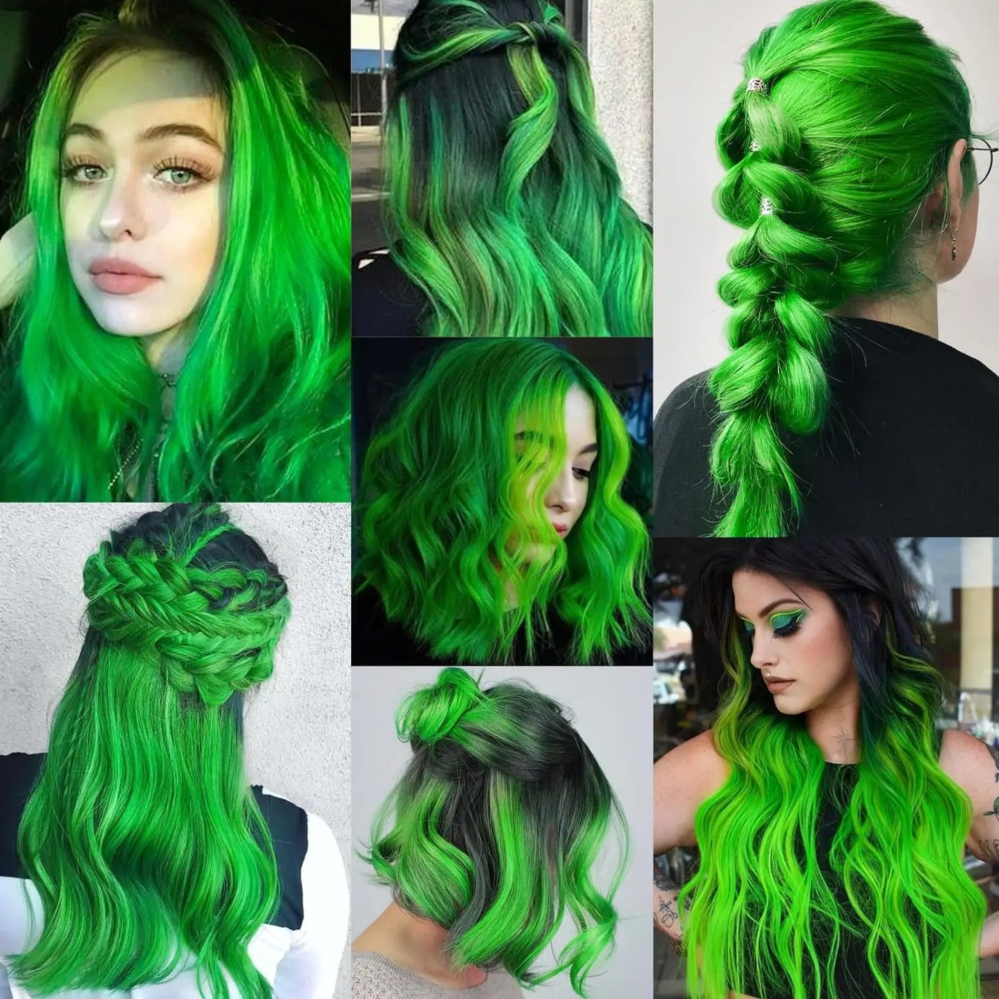 Colored Hair Extensions (10 pcs)