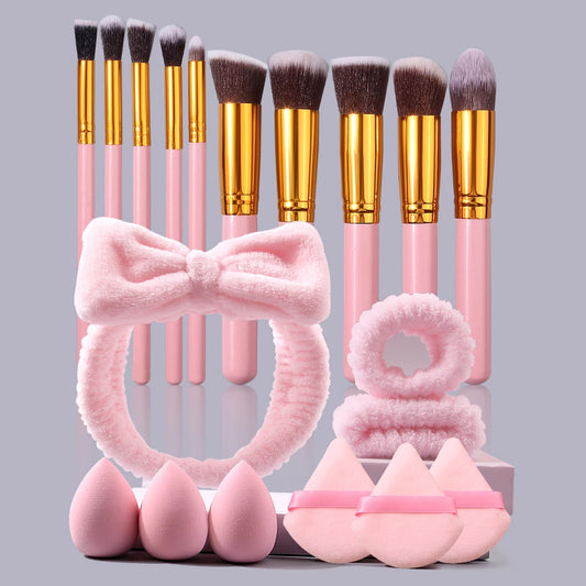 Pink Beauty Set 10 pcs for Face and Hair