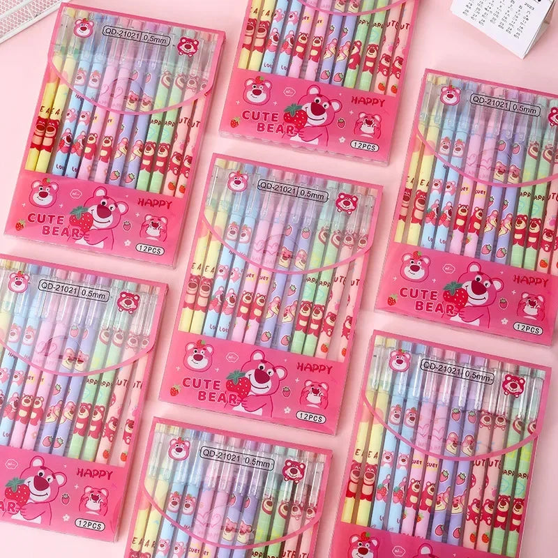 Sanrio Black Neutral Pen Hellokitty Melody Kuromi Cinnamoroll Roller Ball Pen