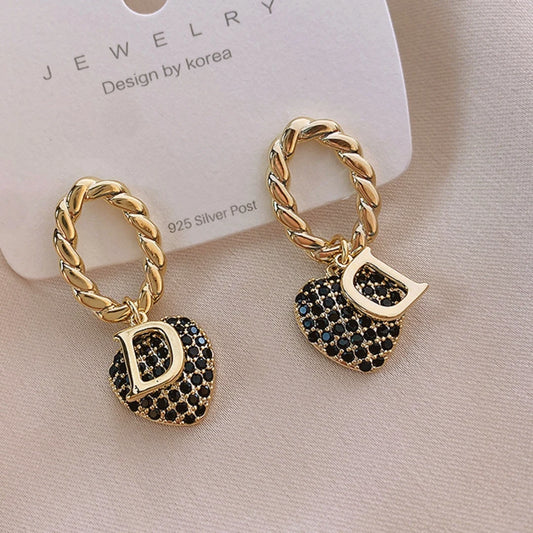 Inspired Heart Shaped Earrings Fashion Golden Earrings
