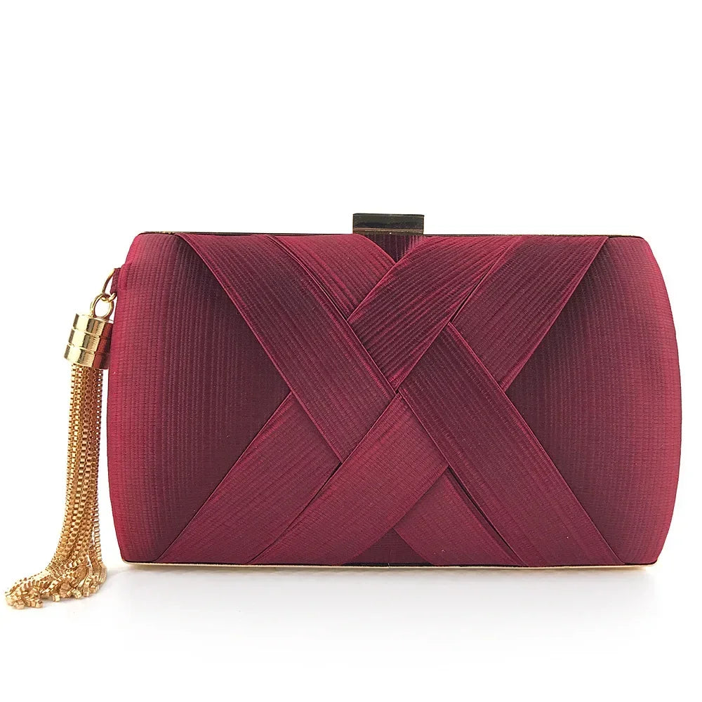 Fashion Women Bags Tassel Ladies Clutch Purse