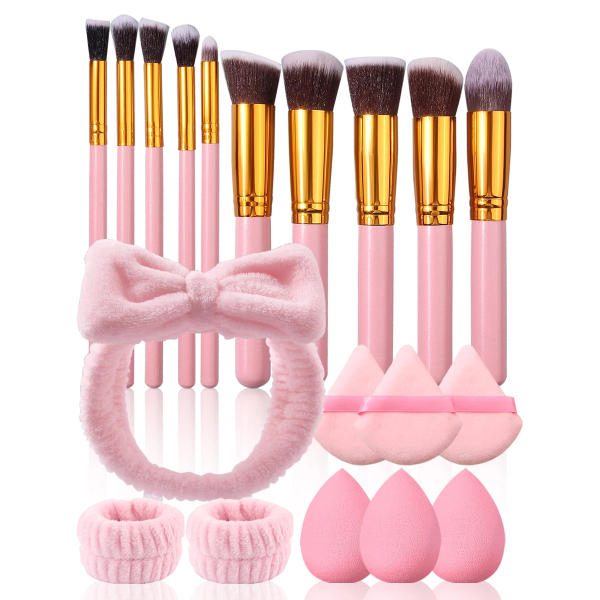 Pink Beauty Set 10 pcs for Face and Hair