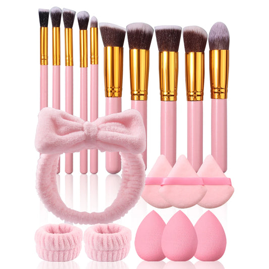 Pink Beauty Set 10 pcs for Face and Hair