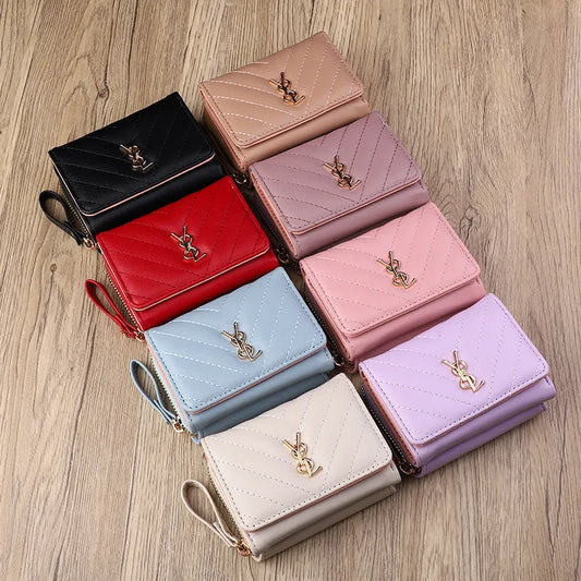 Women's wallet, fashionable and simple multi slot