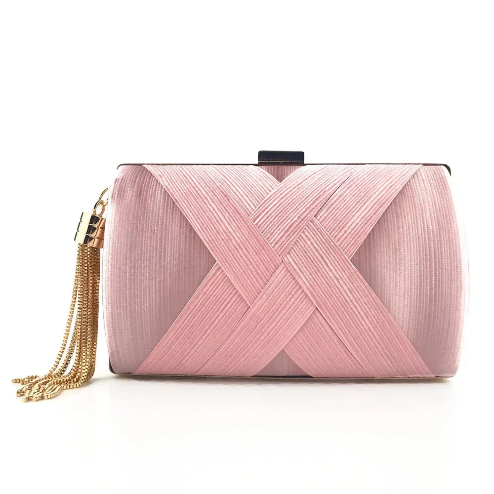 Fashion Women Bags Tassel Ladies Clutch Purse