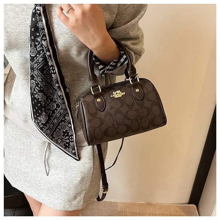 Women's Mini Boston Bucket Bag