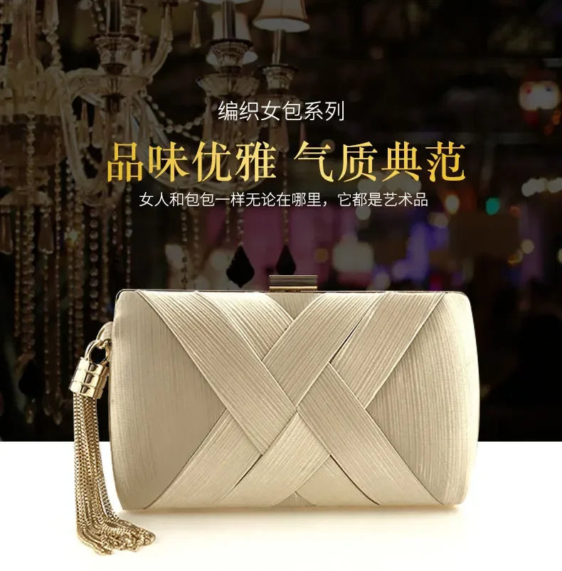 Fashion Women Bags Tassel Ladies Clutch Purse