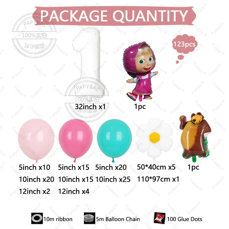 Disney Martha and Bear Themed Birthday Party