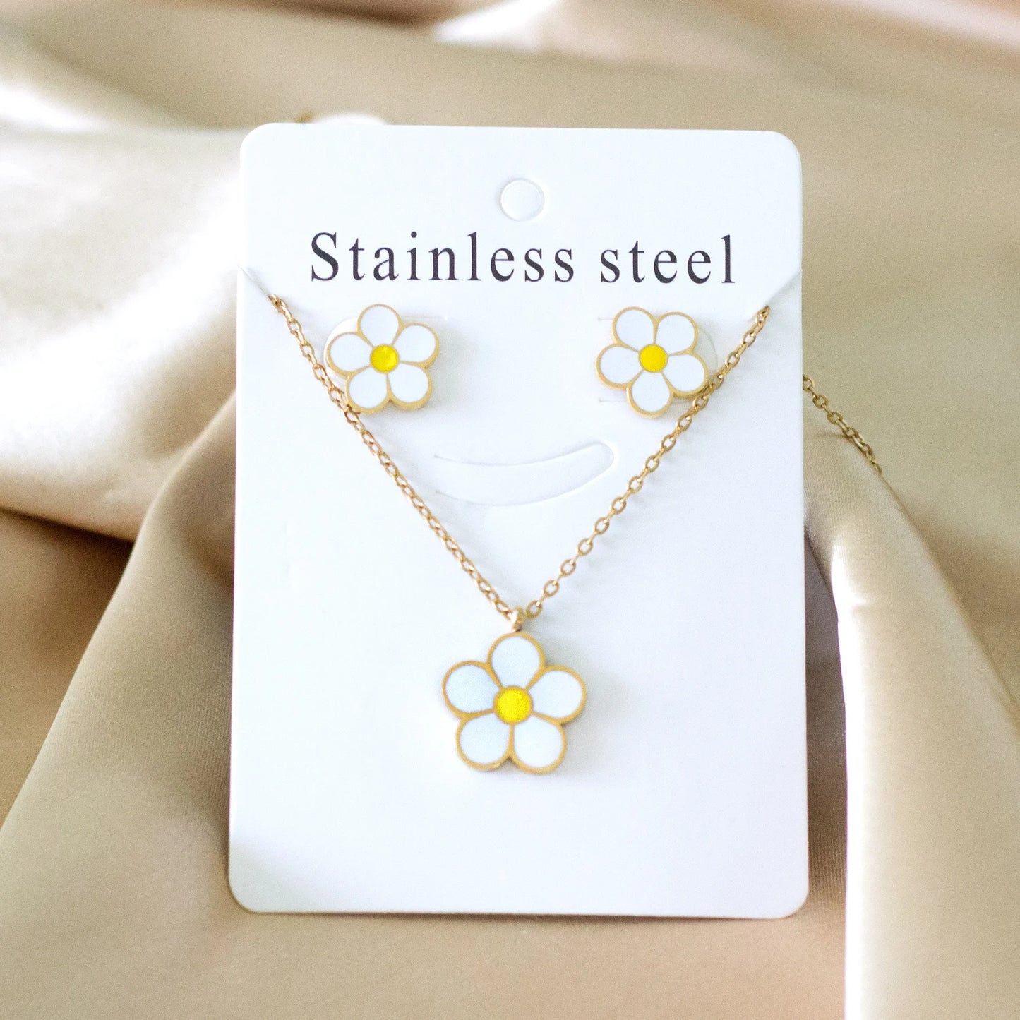 Elegant Fine Jewelry Sets Stainless Steel