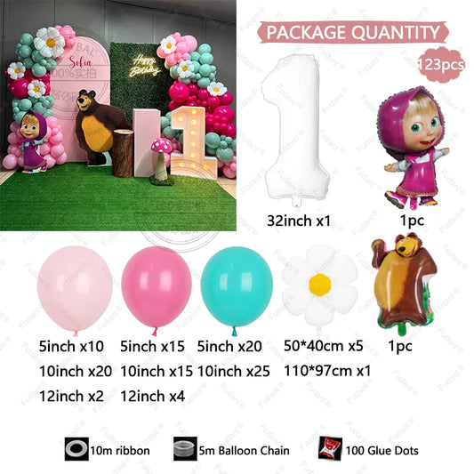 Disney Martha and Bear Themed Birthday Party