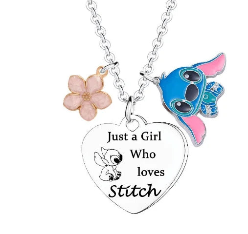 Lilo and Stitch Stainless Steels Pendant Necklace