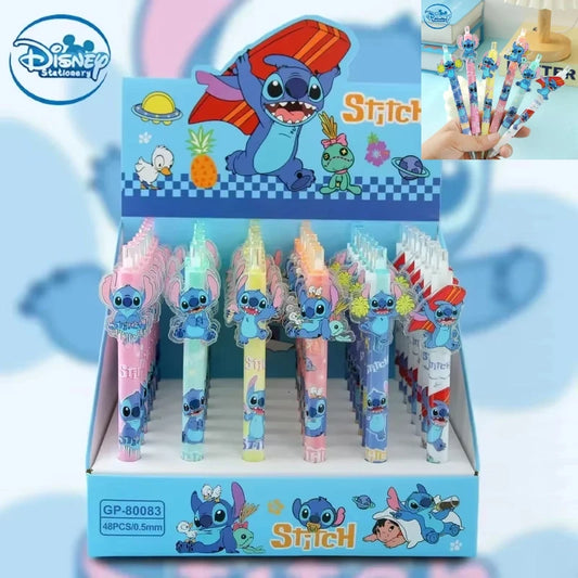Disney Stitch Gel Pen Black New Cartoon