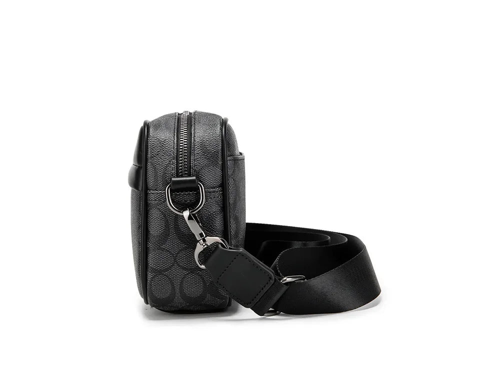 Men's Korean Multifunctional Printed Single Shoulder Messenger Bag