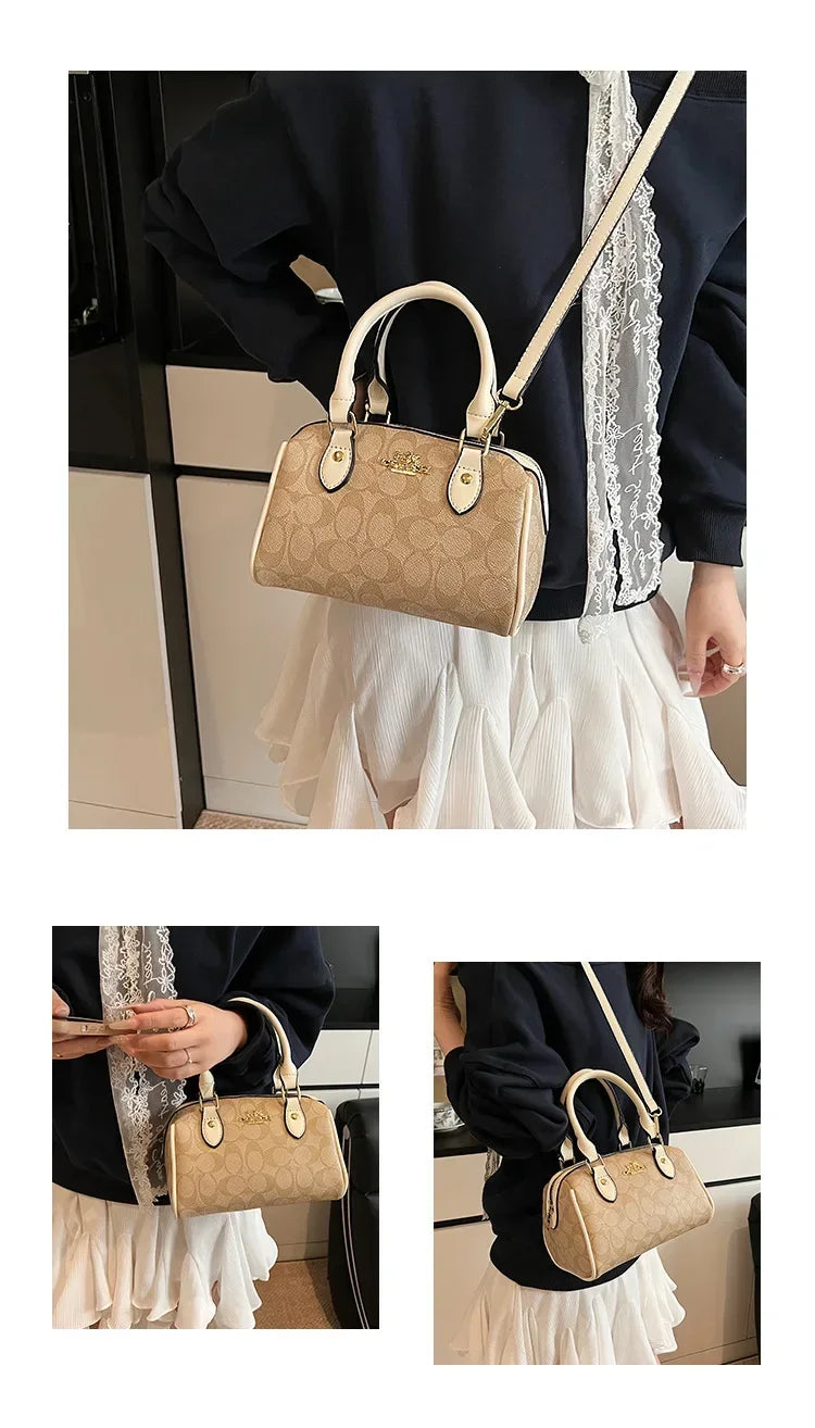 Women's Mini Boston Bucket Bag
