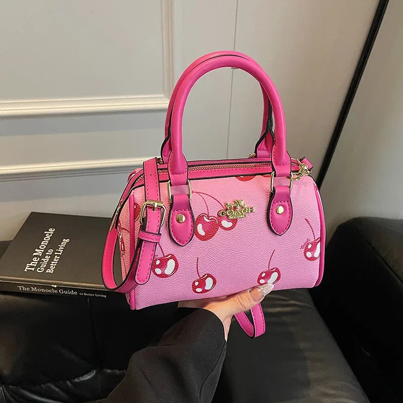 Women's Mini Boston Bucket Bag