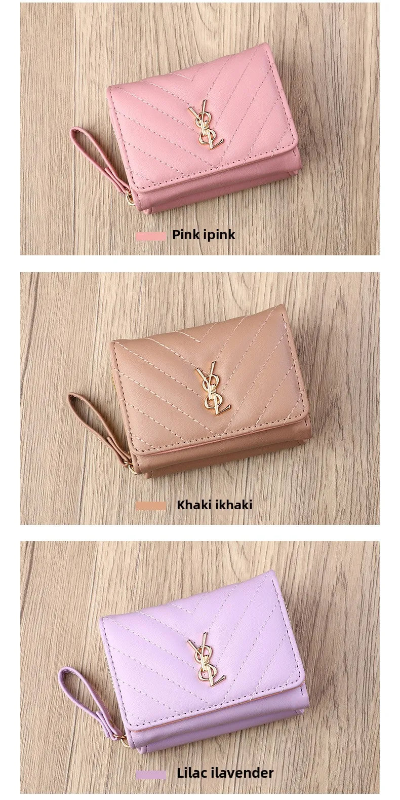 Women's wallet, fashionable and simple multi slot
