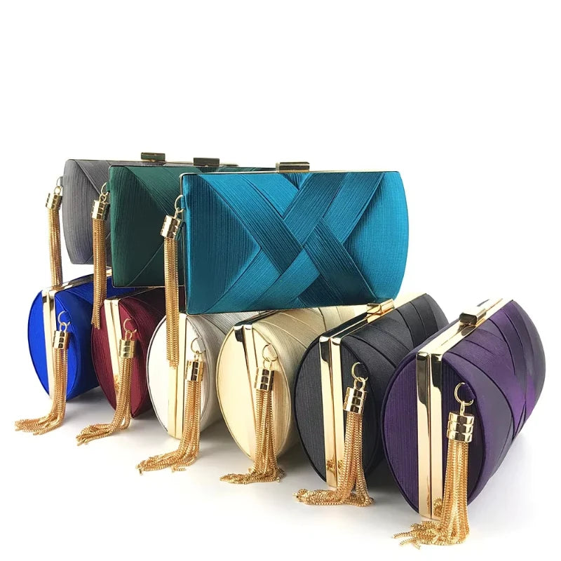 Fashion Women Bags Tassel Ladies Clutch Purse