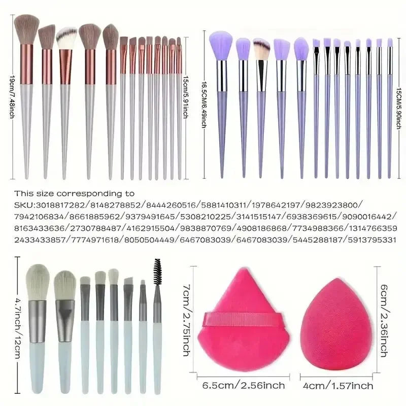 Makeup Brush Set Soft Professional Cosmetic