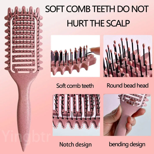 Curly Hair Brush Curl Define Styling