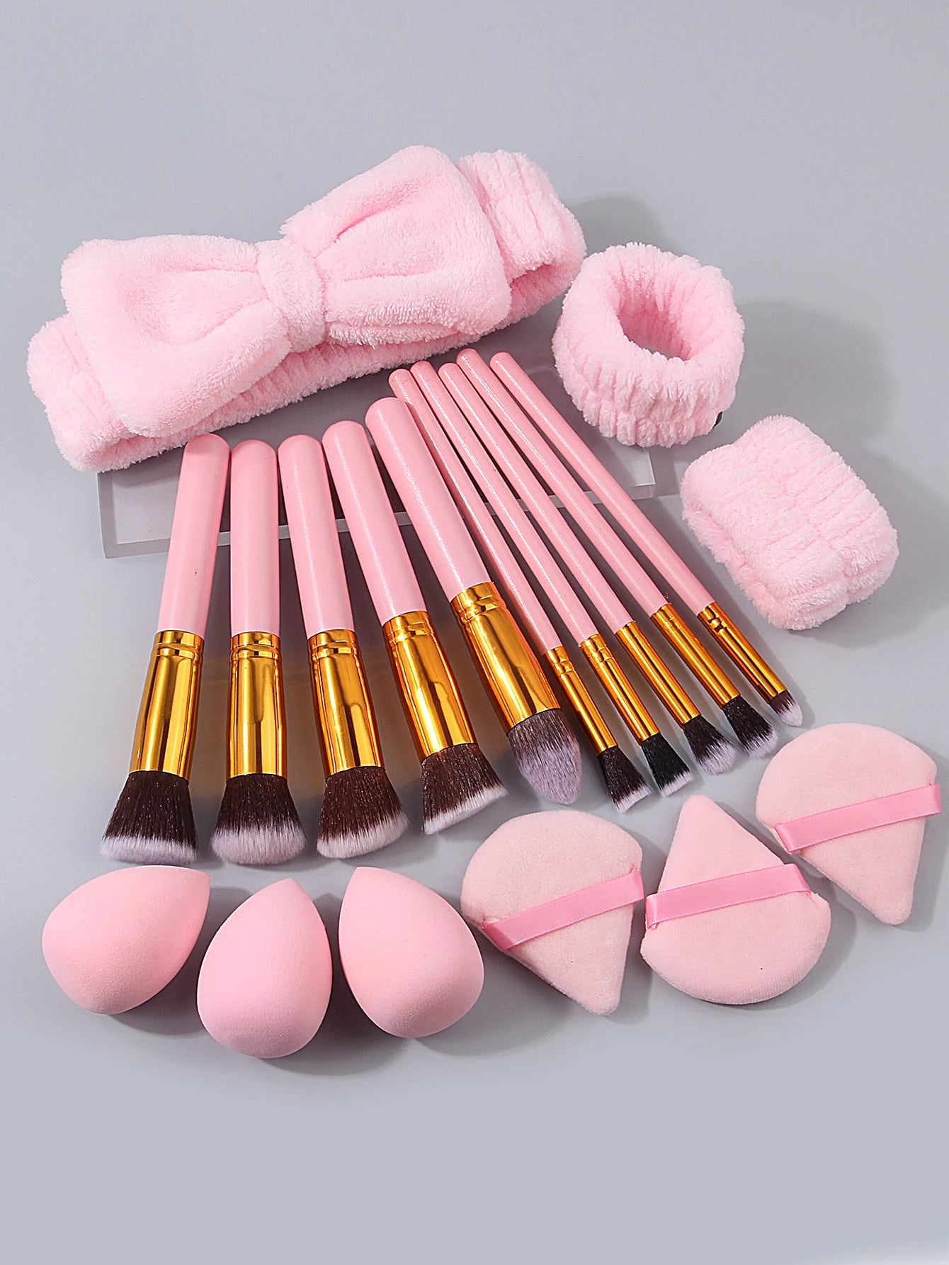 Pink Beauty Set 10 pcs for Face and Hair