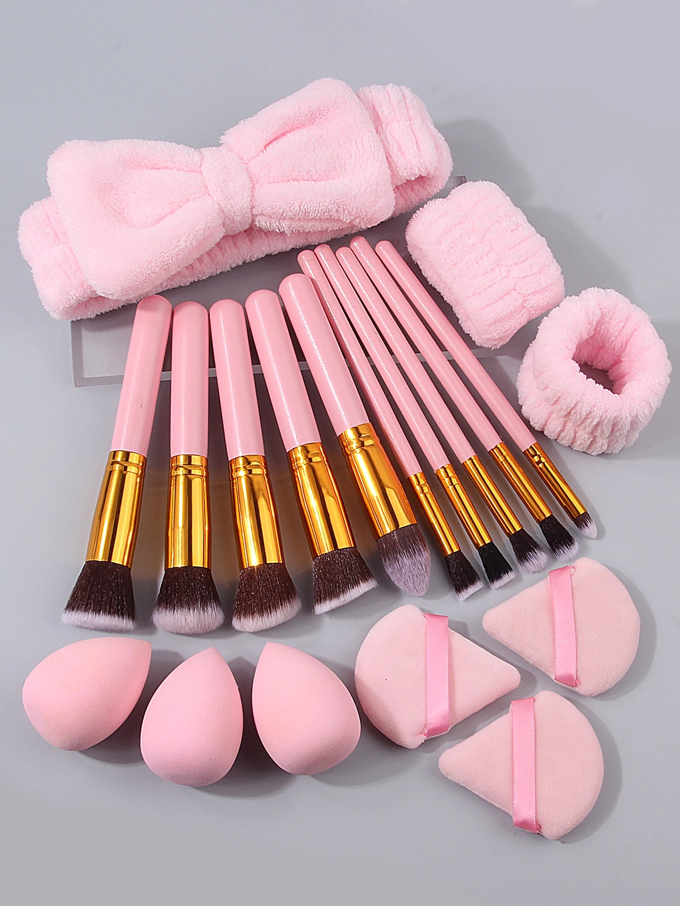 Pink Beauty Set 10 pcs for Face and Hair