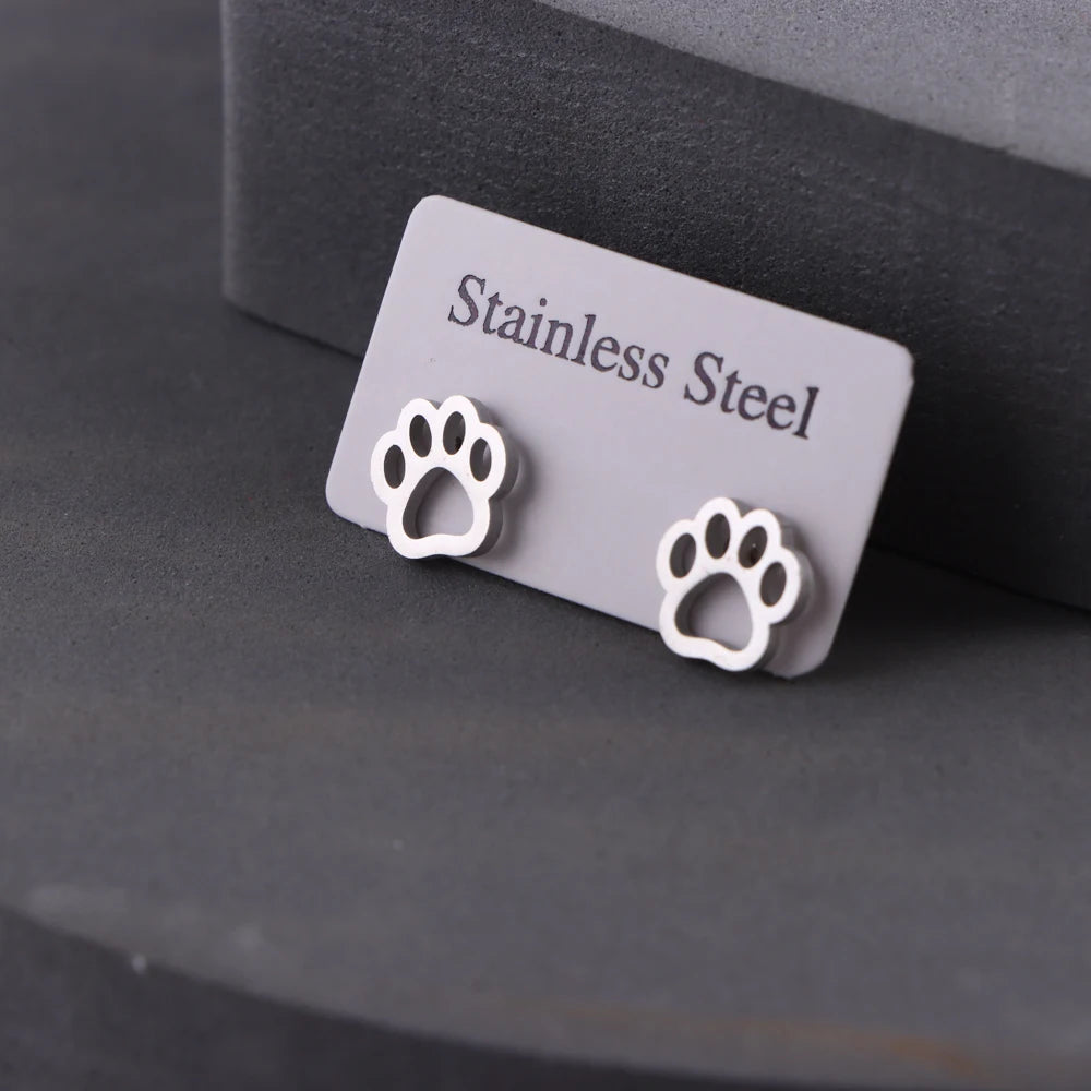 Lot Fashion Stainless Steel Jewelry Earring (10pcs)