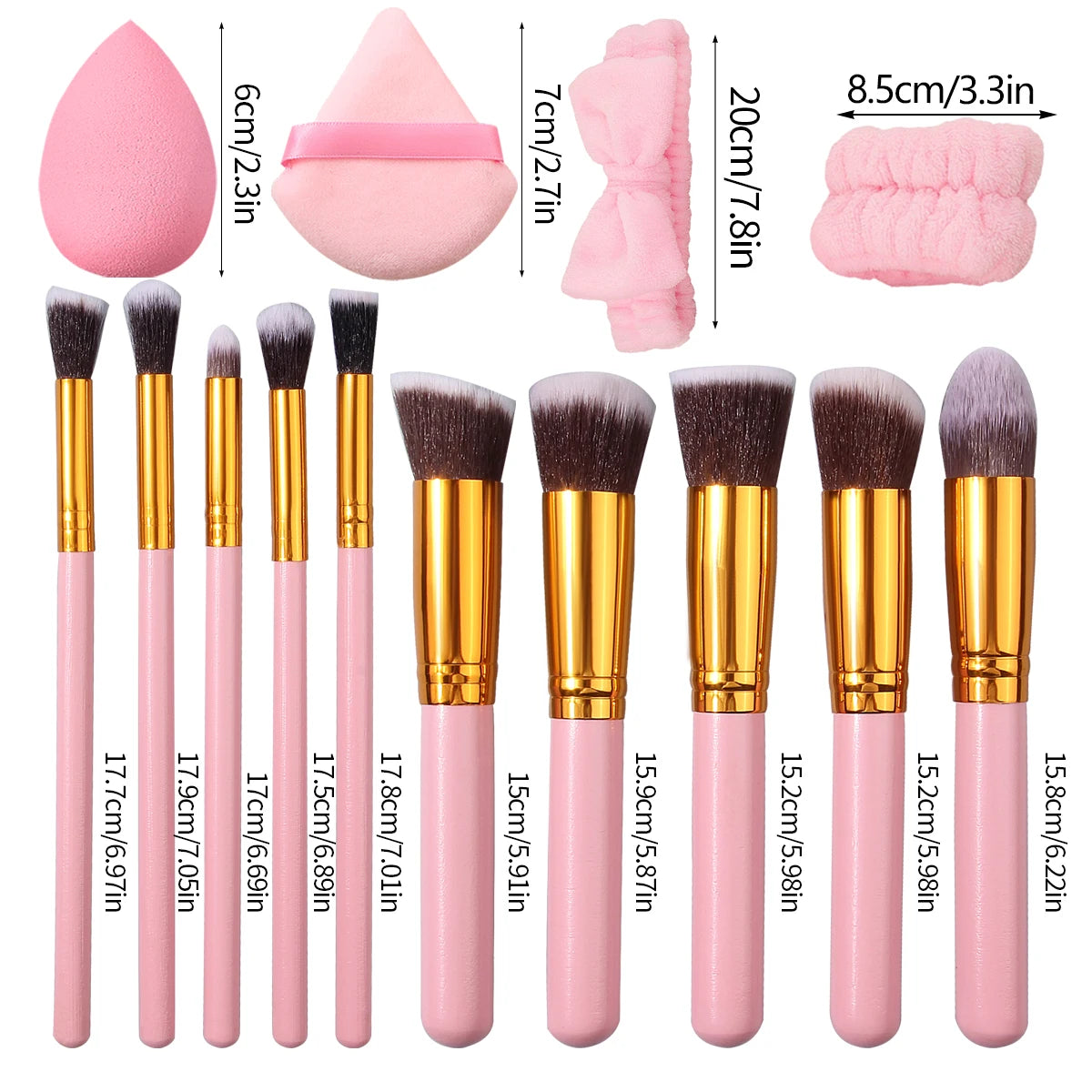 Pink Beauty Set 10 pcs for Face and Hair