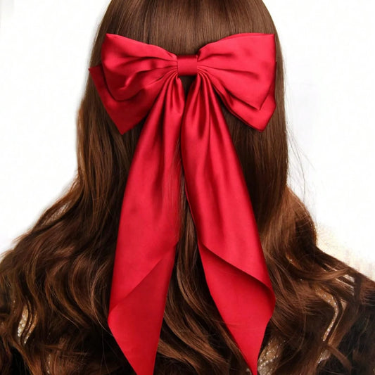 Color French Hair Bows Vintage Large