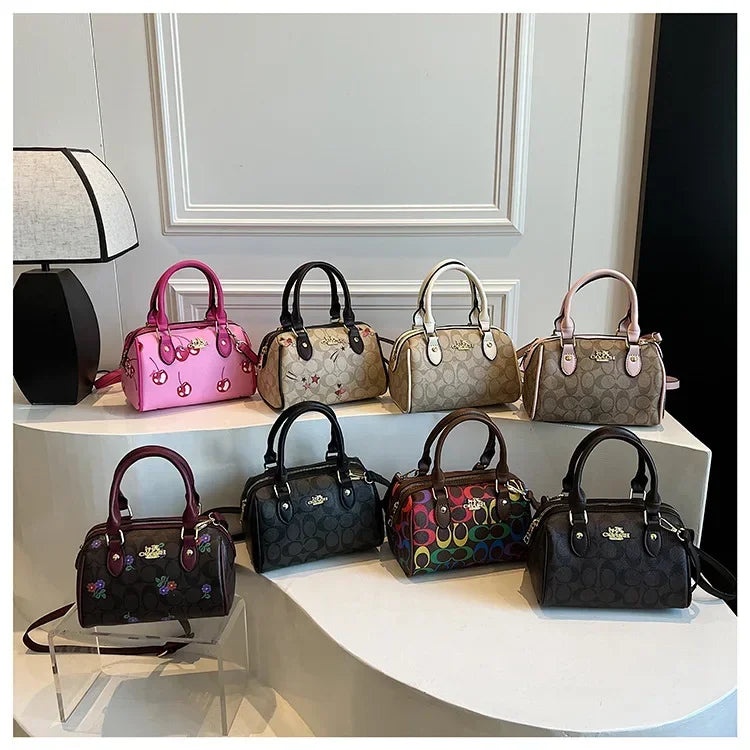 Women's Mini Boston Bucket Bag